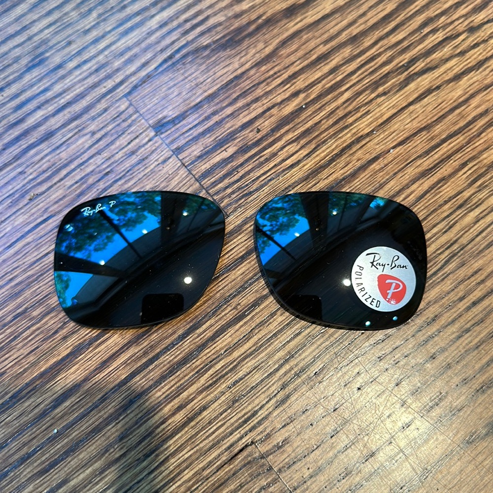 New replacement sunglasses lenses Ray-Ban RB4165 polarized gray green size 54